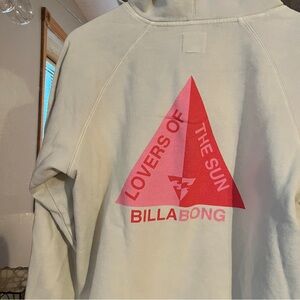 Billabong Hoodie with Pink Triangle Graphic
